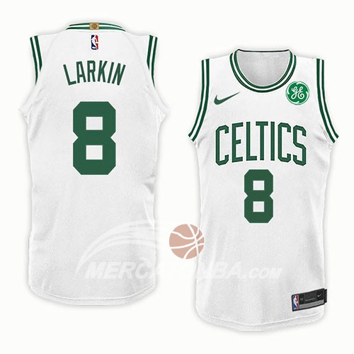 Maglia NBA Boston Celtics Shane Larkin Association 2018 Bianco